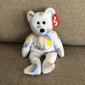 Ty Beanie Baby - Cheery Bear - 1999